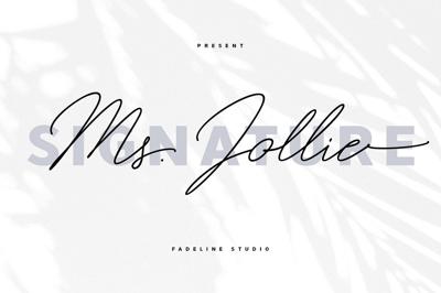 Ms. Jollie Signature Free Download