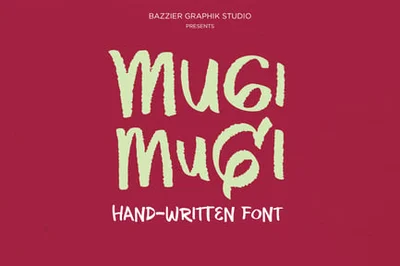 Mugi Mugi Hand Written Font