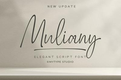 Muliany | Elegant Script Font Free Download