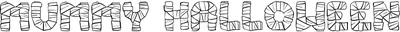Mummy Halloween Font