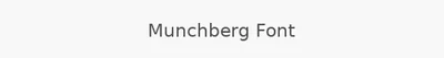 Munchberg Font