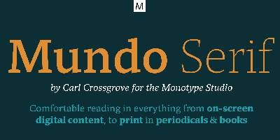 Mundo Serif Free Download