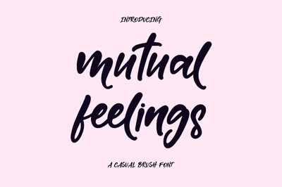 Mutual Feelings Font Free Download