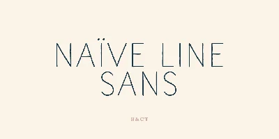 Naive Line Sans Font