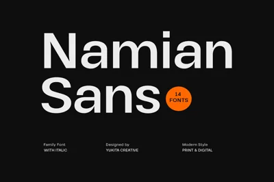 Namian Sans Serif Font