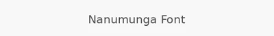 Nanumunga Font