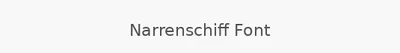 Narrenschiff Font