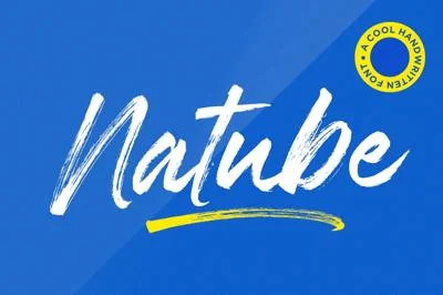 Natube Brush Font