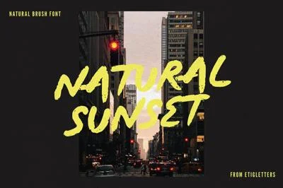 Natural Sunset Font