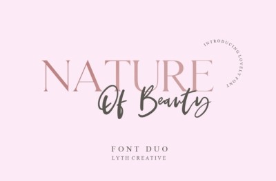 Nature of Beauty Font