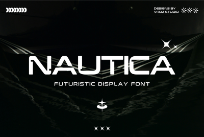 NAUTICA - Futuristic Display Font