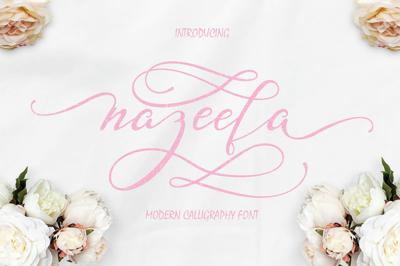 Nazeefa Script Font (30% OFF) Free Download