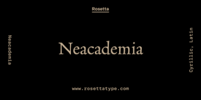 Neacademia Font