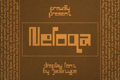 Neloqa Font | Ala Inscription Free Download