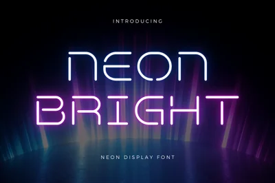 Neon Bright – Neon Display Font