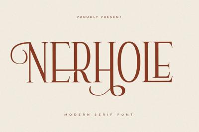 Nerhole Modern Serif Font Free Download