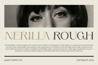 Nerilla Rough Font