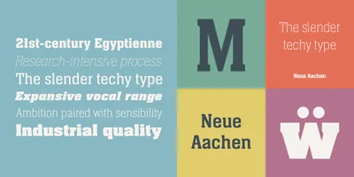 Neue Aachen Font