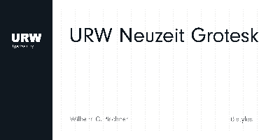 Neuzeit Grotesk Free Download