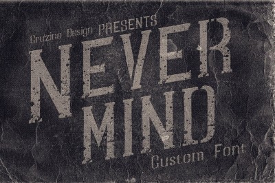 Nevermind Custom Font