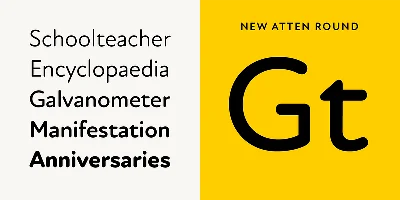 New Atten Round Font