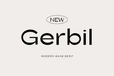 New Gerbil Modern Sans Font