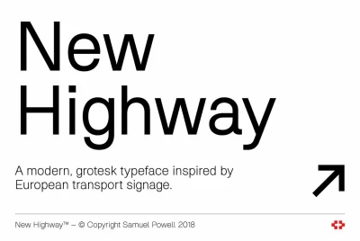 New Highway Font