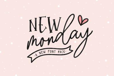 New Monday | Font Pack Free Download