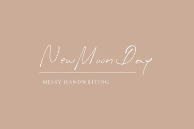 New Moon Day Script Font