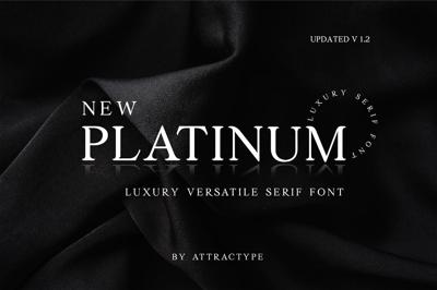 New Platinum - Luxury Serif Font Free Download