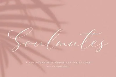 NEW Soulmates Script Font