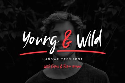 NEW! Young & Wild Brush Font Free Download