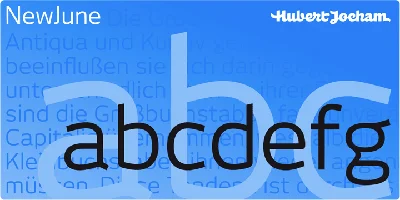 NewJune Font