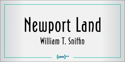 Newport Land Font