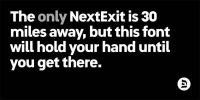 NextExit Variable Font