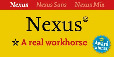 Nexus Serif Pro Font