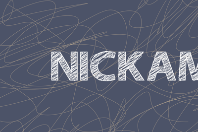 NICKAM Scribble Font Free Download