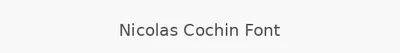 Nicolas Cochin Font