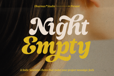 Night Empty - Italic Seventies Retro Free Download