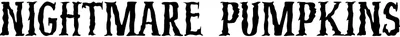 Nightmare Pumpkins Font