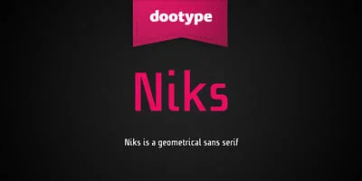 Niks Font
