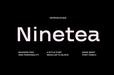 Ninetea Sans Serif Font Free Download