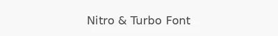 Nitro & Turbo Font