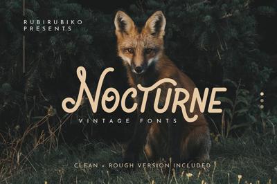 Nocturne - Vintage Fonts Free Download