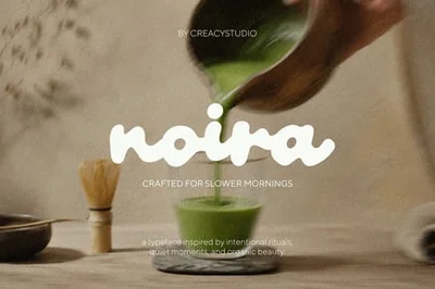 Noira – Soft Organic Display Typeface