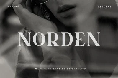 Norden Modern All Caps Serif Font