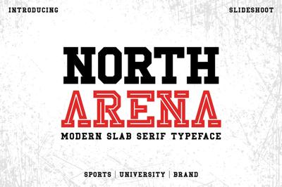 North Arena - Slab Serif Font Free Download