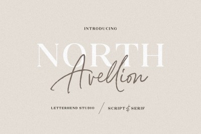 North Avellion - Script & Serif Duo Font