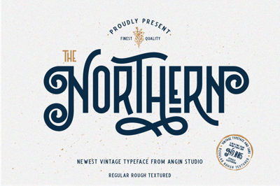 Northern (5 fonts with extras) Free Download