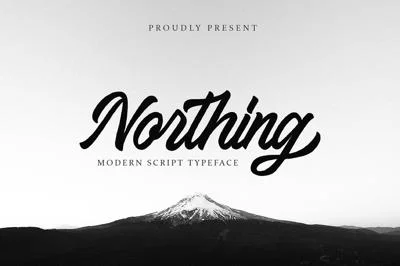 Northing - Modern Script Font